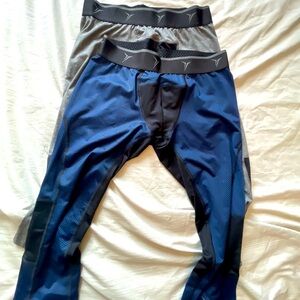 Old Navy Blue and Gray Athletic Leggings set 2